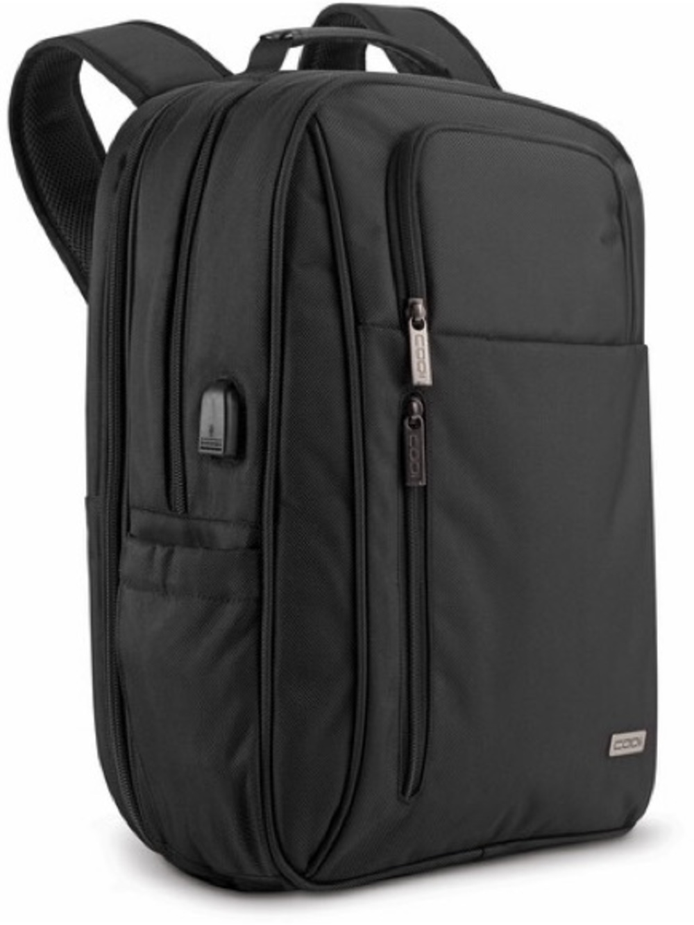 CODi Fortis Laptop Backpack featuring a textured black exterior